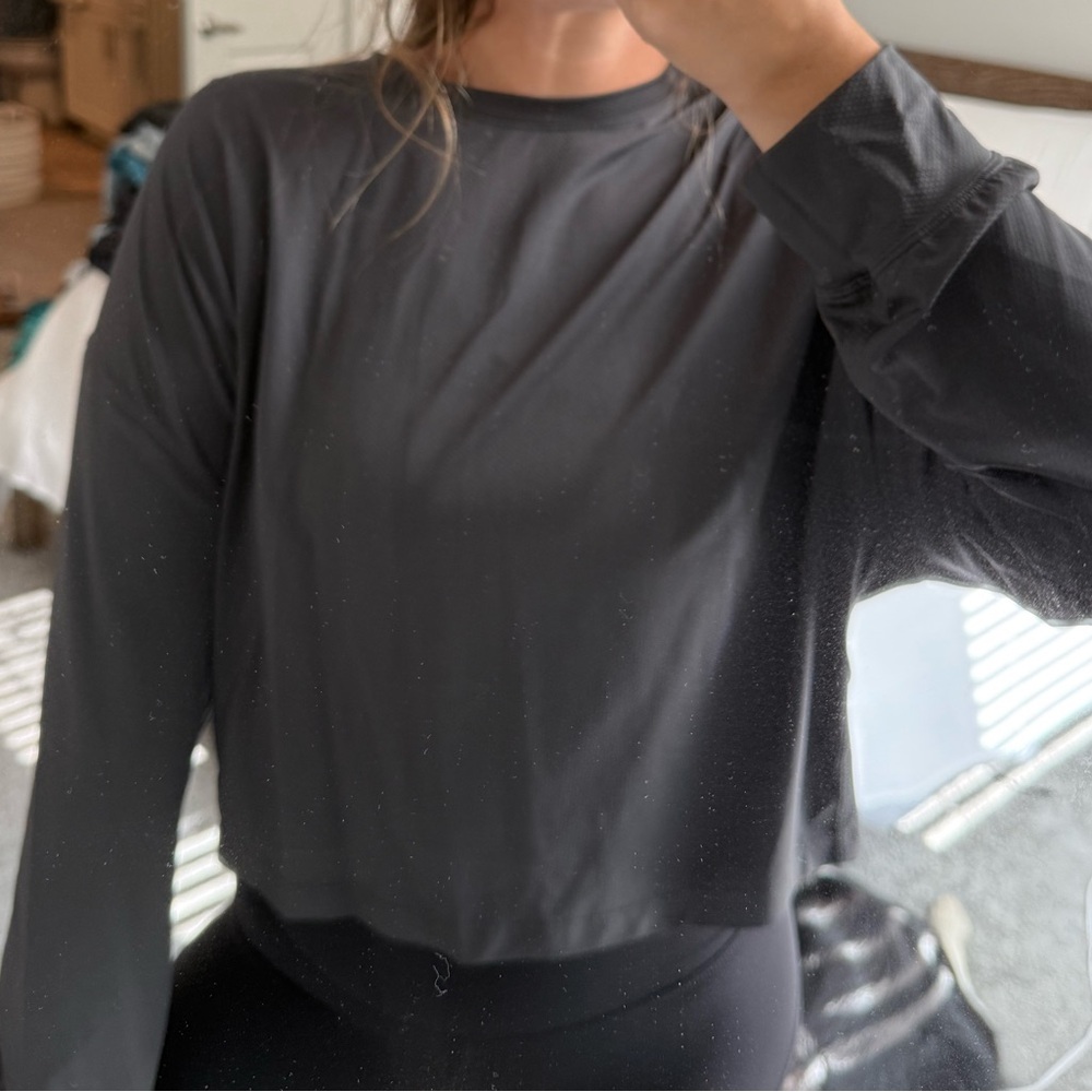 lululemon athletica Black Long Sleeve Top
